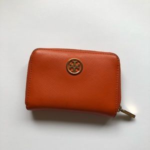 ‼️SOLD‼️Tory burch zip coin case🧡